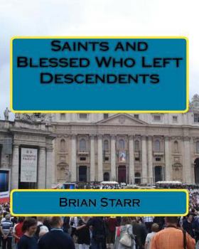 Paperback Saints and Blessed Who Left Descendents Book