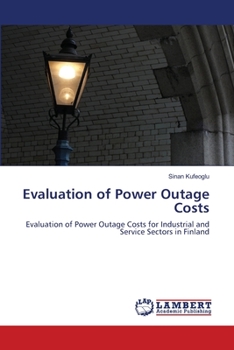 Paperback Evaluation of Power Outage Costs Book