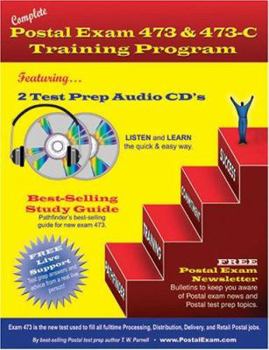 Paperback Postal Exam 473 & 473-C Training Program [With 2 CDs] Book