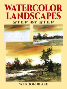 Paperback Watercolor Landscapes Step by Step Book