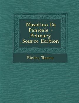 Paperback Masolino Da Panicale [Italian] Book