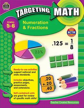 Paperback Targeting Math: Numeration & Fractions Grd 5-6 Book
