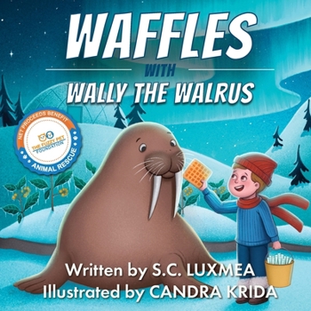 Paperback Waffles with Wally the Walrus Book