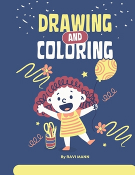 Paperback kids coloring book: 50 pages of kid coloring book
