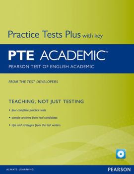 Paperback PEARSON TEST OF ENGLISH ACADEMIC PRACTICE TESTS PLUS AND CD-ROM WITH KEY Book