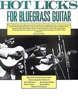 Paperback Hot Licks for Bluegrass Guitar Book