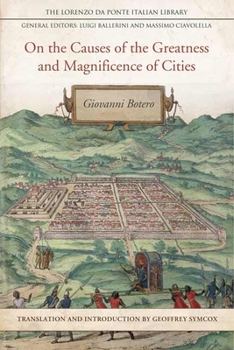 Hardcover On the Causes of the Greatness and Magnificence of Cities, 1588 Book