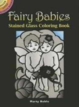 Paperback Fairy Babies Stained Glass Coloring Book
