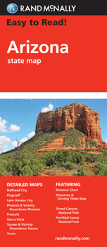 Map Arizona Easy to Read Book