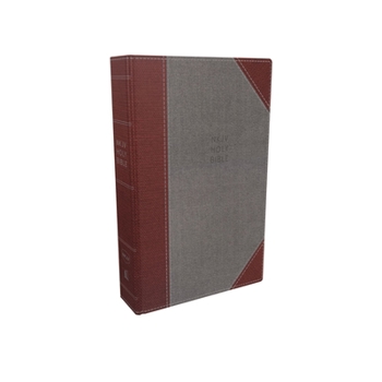 Hardcover NKJV, Reference Bible, Super Giant Print, Cloth Over Board, Gray/Red, Red Letter Edition, Comfort Print [Large Print] Book