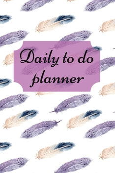 Paperback Daily to do planner: To-Do List Notebook, Planner, Daily Checklist, 6x9 inch Book