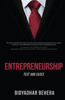 Paperback Entrepreneurship Text and cases Book