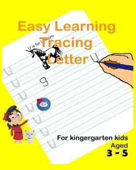 Paperback Easy Learning Tracing Letter: Outline Tracing for Kids Book