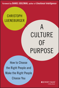 Hardcover A Culture of Purpose Book