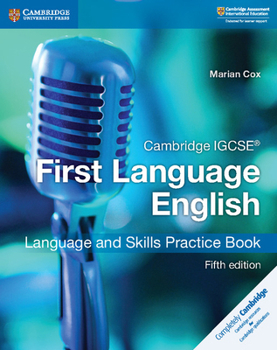 Paperback Cambridge Igcse(r) First Language English Language and Skills Practice Book
