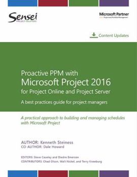 Paperback Proactive PPM with Microsoft Project 2016 for Project Online and Project Server Book