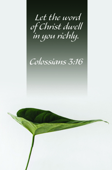 Paperback Let the Word Bulletin (Pkg 100) General Worship Book