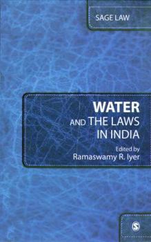 Hardcover Water and the Laws in India Book