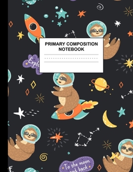 Paperback Primary Composition Notebook: Preschool, Kinder, 1st and 2nd Grade Writing Journal School Exercise Workbook with Picture and Drawing Space - Superb Book