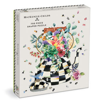 Misc. Mackenzie-Childs Courtly Check Teapot 750 Piece Shaped Puzzle Book