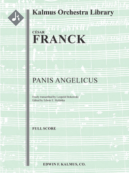 Paperback Panis Angelicus: Full Score Book