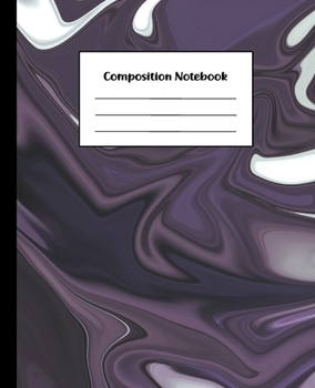 Composition Notebook: Grey & White Marble Abstract | College Ruled Back To School Notebook For Students, Kids, Teens, Adults & Teachers | Creative ... & Journaling 22 (Composition Notebooks)