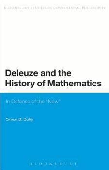 Paperback Deleuze and the History of Mathematics: In Defense of the 'New' Book