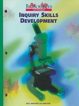 Paperback Holt Biosources Lab Program: Inquiry Skills Development Book