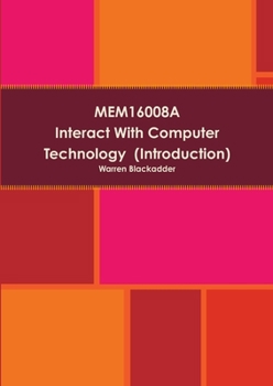 Paperback MEM16008A Interact With Computer Technology (Introduction) Book