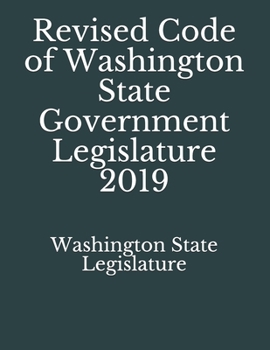 Paperback Revised Code of Washington State Government - Legislature 2019 Book