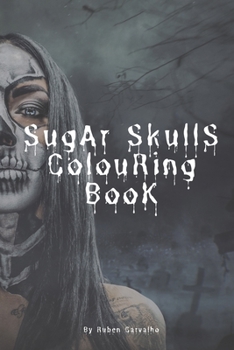 Paperback Sugar Skulls Colouring Book
