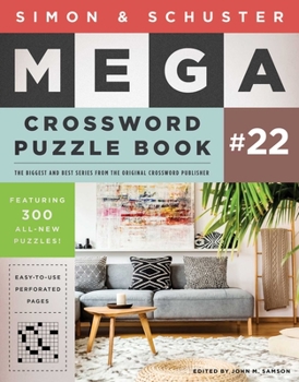 Paperback Simon & Schuster Mega Crossword Puzzle Book #22 Book