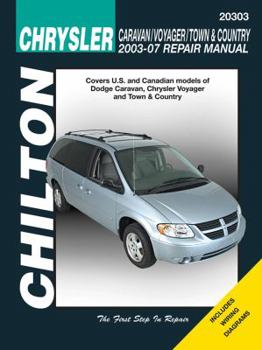 Paperback Chrysler Caravan, Voyager, Town & Country 2003-2007 Book