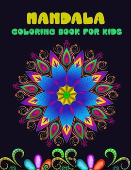 Paperback Mandala coloring book for kids: 50 Easy Mandalas for Beginners Book