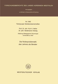 Paperback Die Rollenproblematik Des Lehrers ALS Berater [German] Book