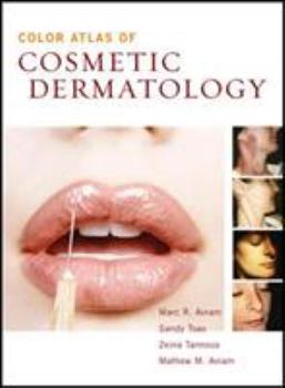 Hardcover Color Atlas of Cosmetic Dermatology Book