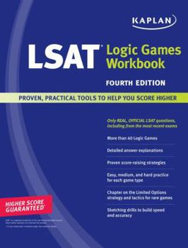 Paperback Kaplan LSAT Logic Games Workbook Book