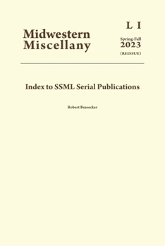Paperback Midwestern Miscellany LI (Spring-Fall 2023) REISSUE Book