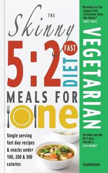 Paperback The Skinny 5: 2 Fast Diet Vegetarian Meals for One Book