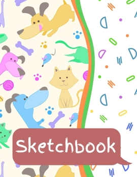 Sketchbook for Kids - Large Blank Sketch Notepad for Practice Drawing, Paint, Write, Doodle, Notes - Cute Cover for Kids 8.5 x 11 - 100 pages Book 17