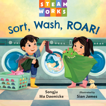 Board book Sort, Wash, Roar! Book