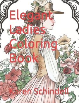 Paperback Elegant Ladies Coloring Book