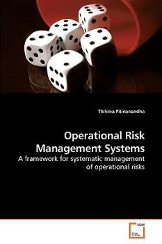 Paperback Operational Risk Management Systems Book