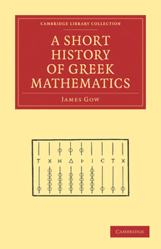 Paperback A Short History of Greek Mathematics Book