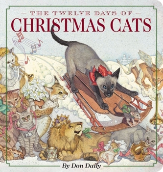 Board book The Twelve Days of Christmas Cats Oversized Padded Board Book: The Classic Edition Book