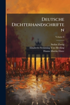 Paperback Deutsche Dichterhandschriften; Volume 6 [German] Book
