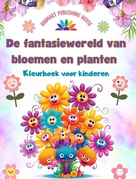 De fantasiewereld van bloemen en planten - Kleurboek voor kinderen - De schattigste wezens van de natuur: Prachtige verzameling creatieve en schattige