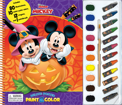 Gift Disney Mickey Halloween Deluxe Poster Pai Book