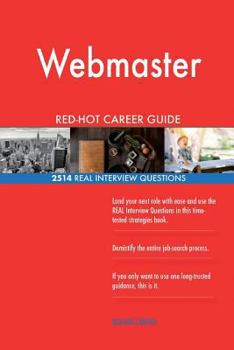 Paperback Webmaster RED-HOT Career Guide; 2514 REAL Interview Questions Book