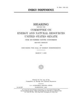 Paperback Energy independence Book